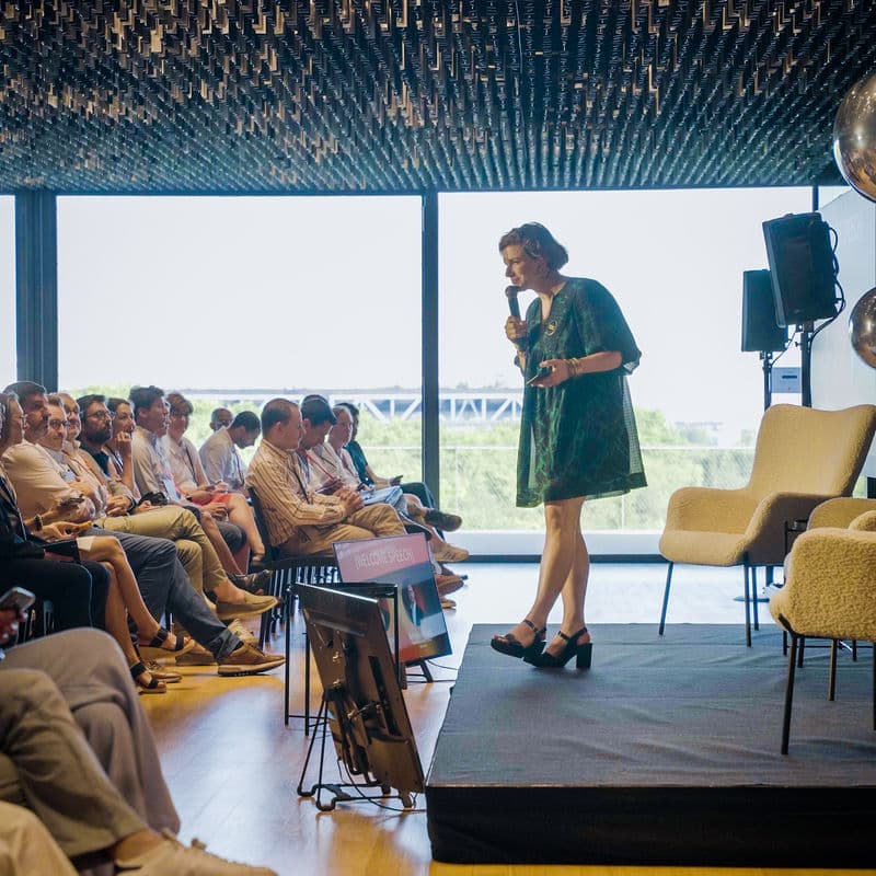 Speaker en plénière